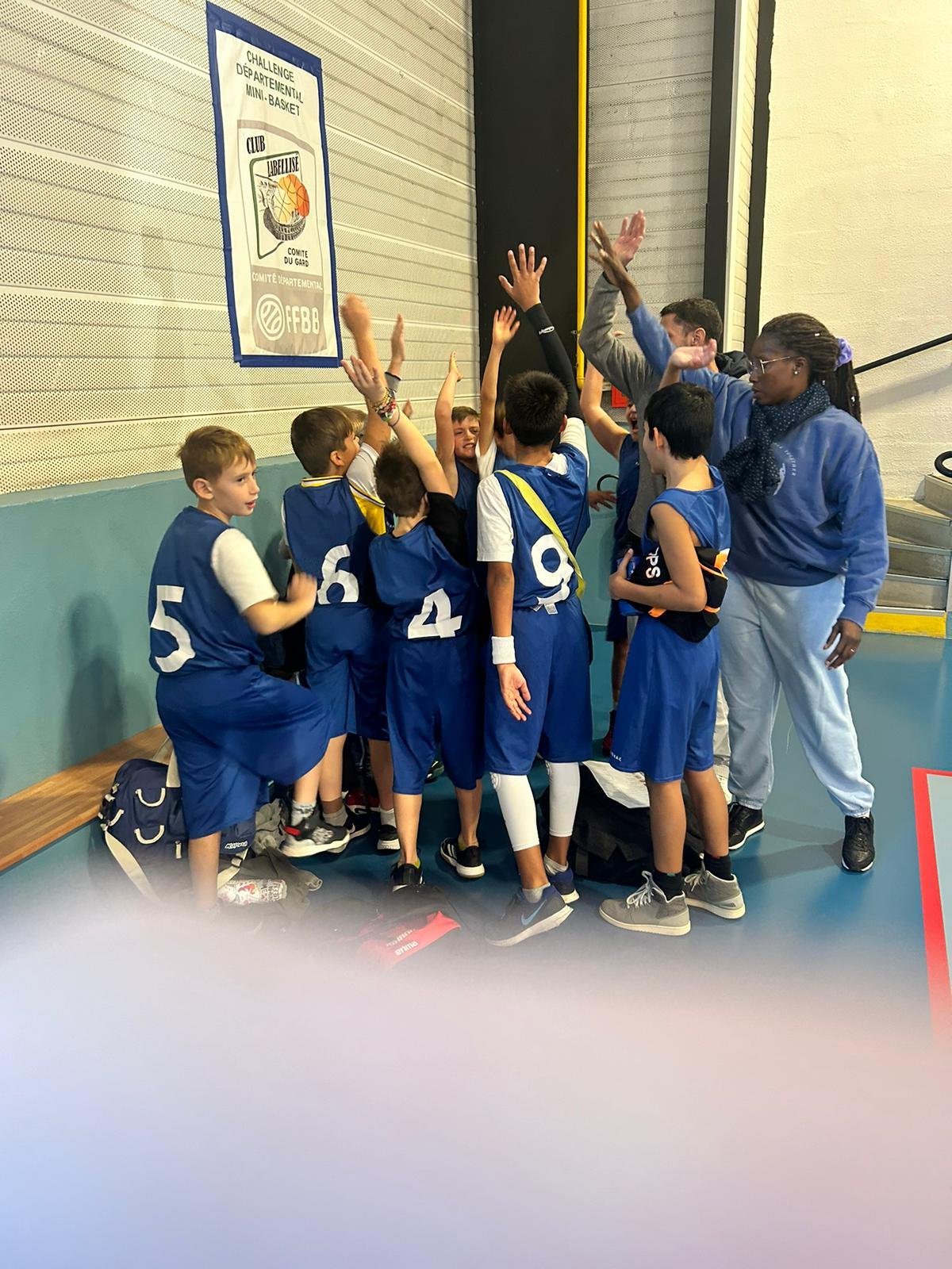 Célébration de l'équipe